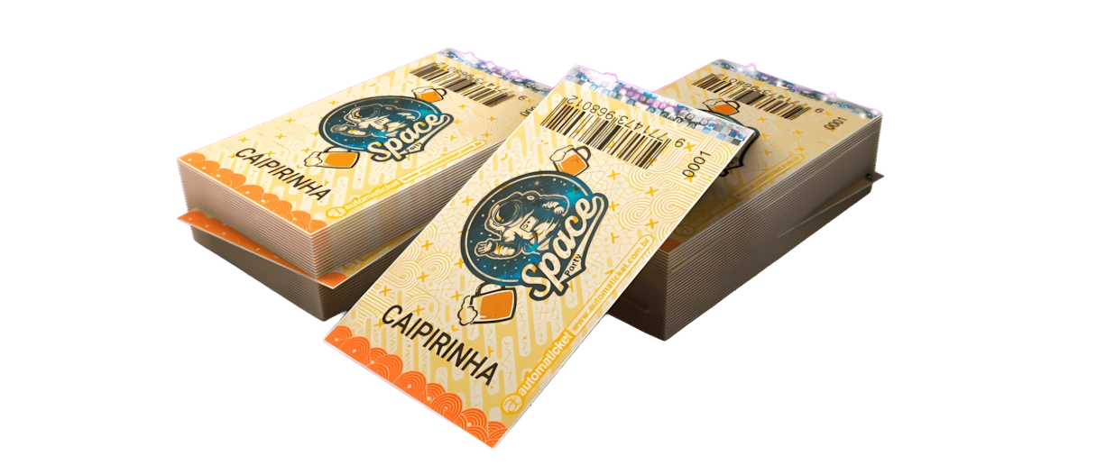 Ficha Papel Moeda Amarela