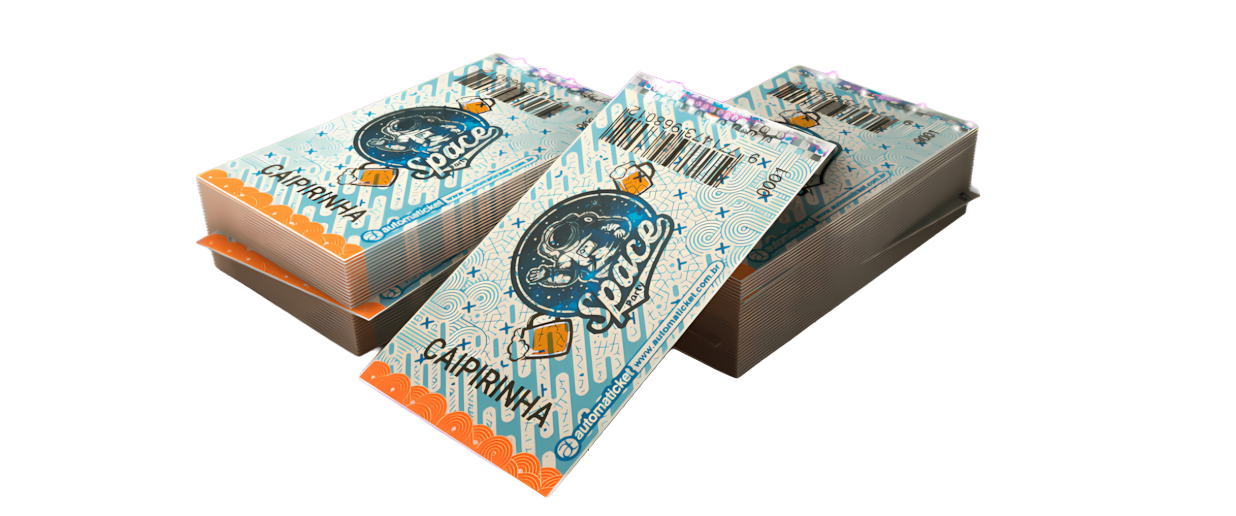 Ficha Papel Moeda Azul
