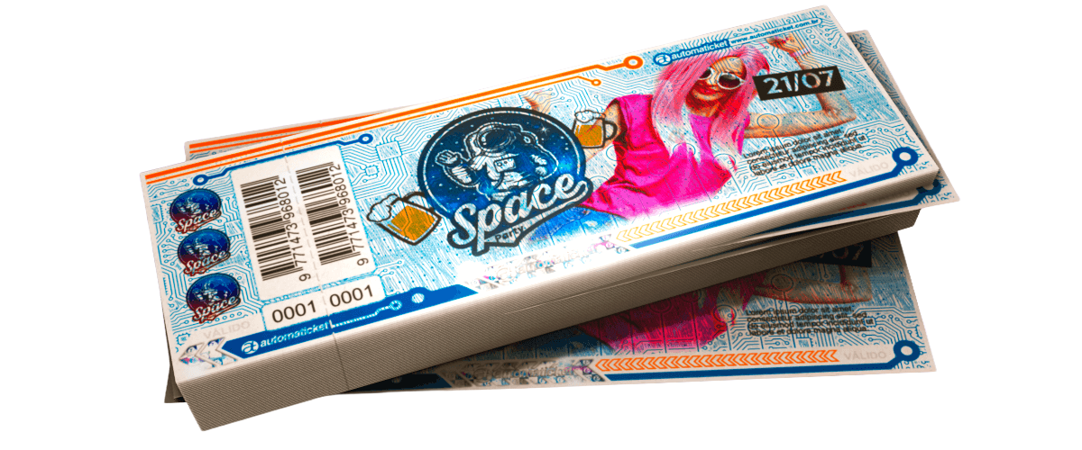 Ingresso Papel Moeda — Azul