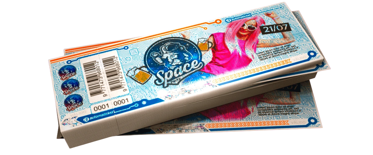 Ingresso Papel Moeda Azul