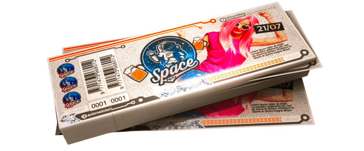 Ingresso Papel Moeda — Prata