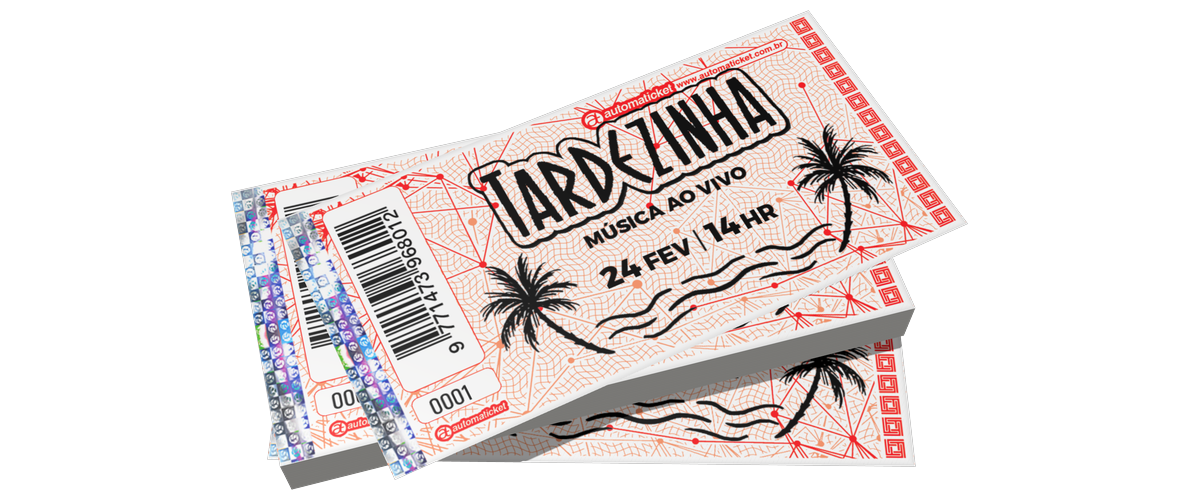 Ingresso PVC Vermelho