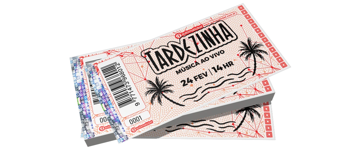 Ingresso PVC Vermelho