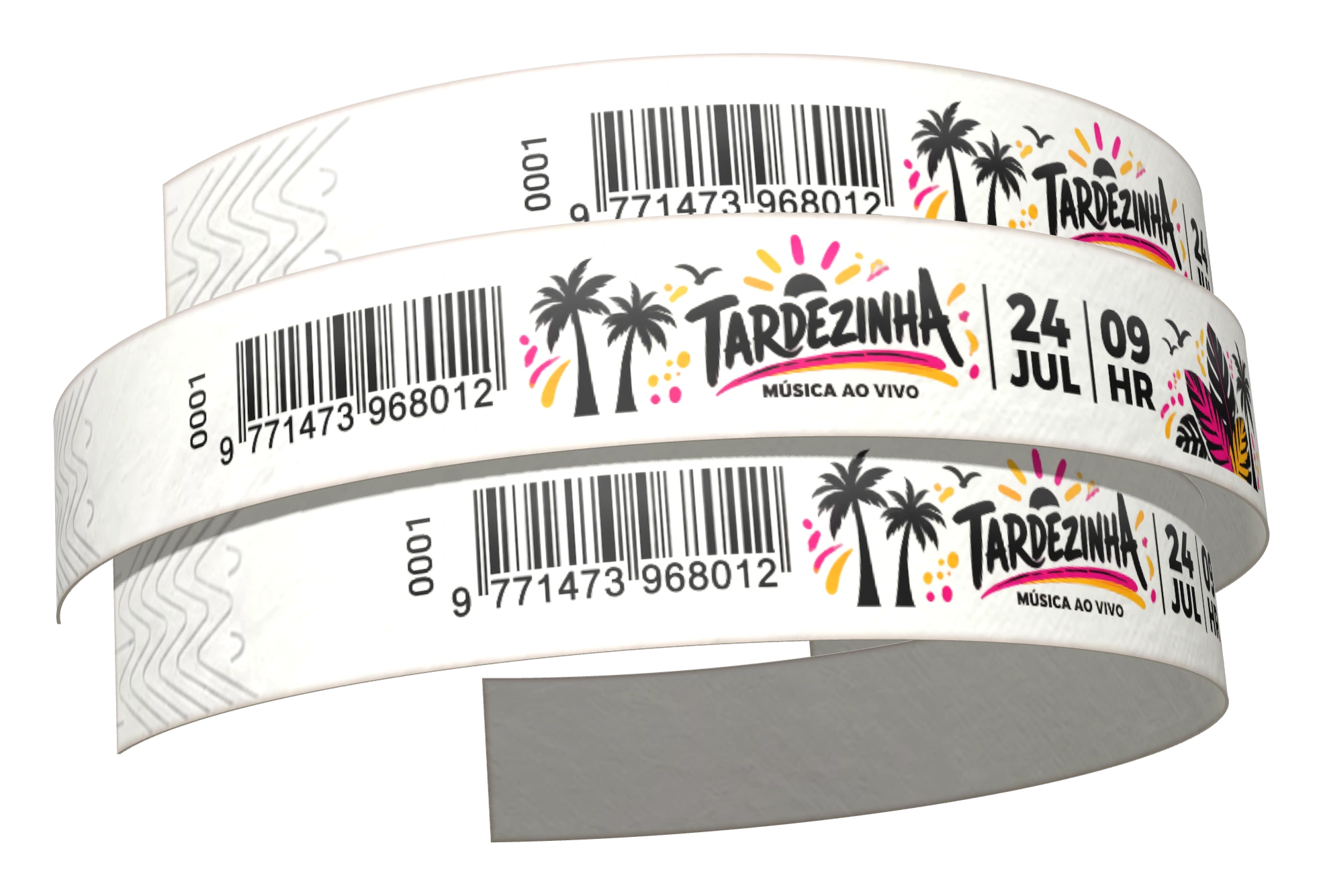 Pulseira Tyvek Branca