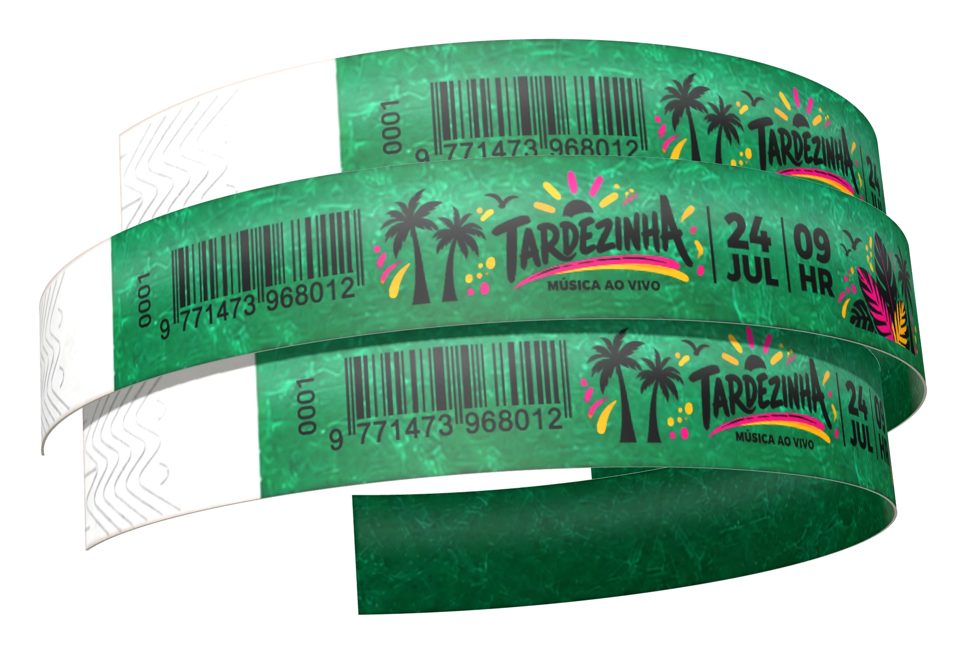 Pulseira Tyvek Verde